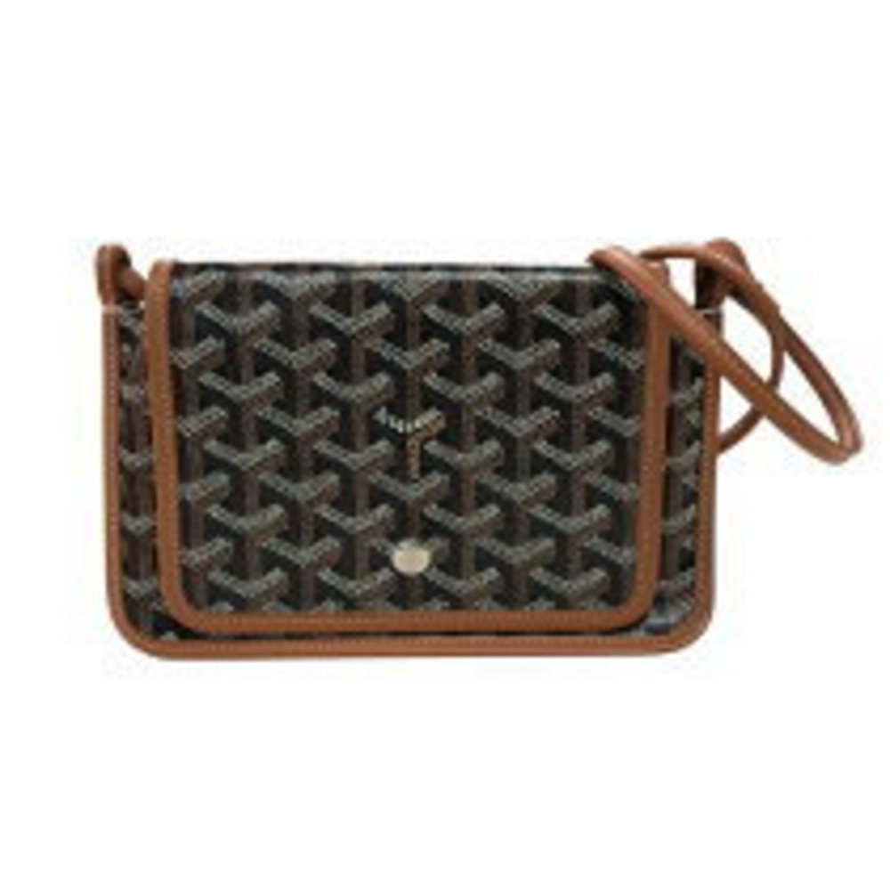 GOYARD Plumet Pouch Wallet Tan GOYARD ine Canvas Shoulder Bag